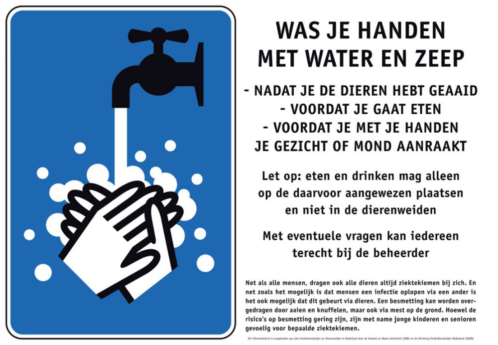 Handen wassen